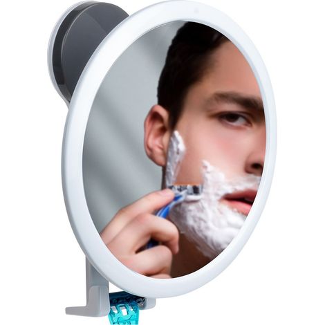 Vergrößernder Kosmetikspiegel mit Saugnapf für Make-up im Badezimmer