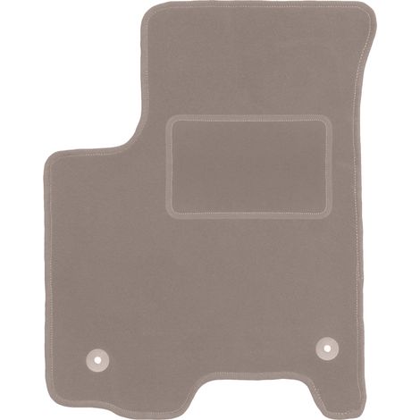 Fahrer-Samtmatte für: Daewoo Kalos Schrägheck, Limousine (2002-2011), beige