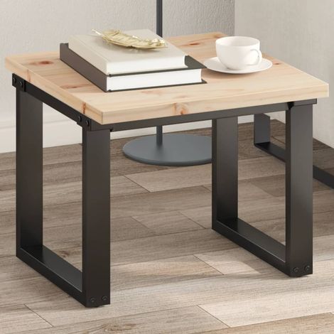 Tablero de mesa cuadrado madera maciza de pino 50x50x2,5 cm vidaXL (1/5)