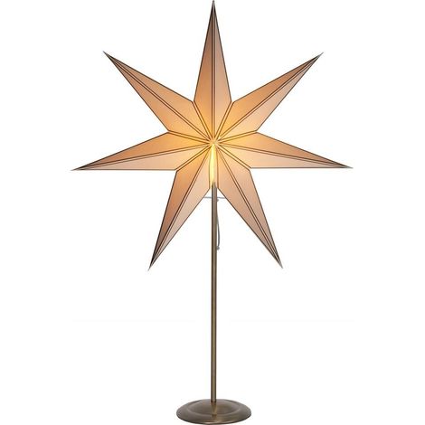 Best Season Standleuchte Stern Nicolas, messing, E14 (1/5)