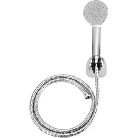 Kit Doccetta Ambra Bathroom Sun Tonda Monofunzione 1 Getto Cromo 3 Pz