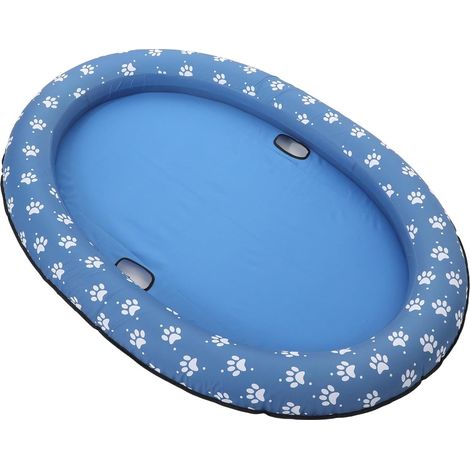 CCYKXAPiscine Gonflable pour Animaux de Compagnie Tapis Flottant, Pliable et Facile à Ranger, en Tissu Oxford et PVC, pour Chiens en Extérieur et Piscine (1/5)