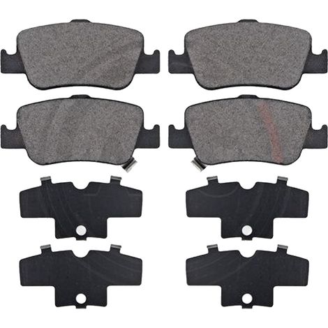 KIT PASTIGLIE FRENO POSTERIORI compatibile con TOYOTA AURIS (E15) / PASTIGLIE FRENANTI AUTO OEM P 83 080  P 83 083, / SOSTITUZIONE DIRETTA / BASSA POLVERE / SILENZIOSO