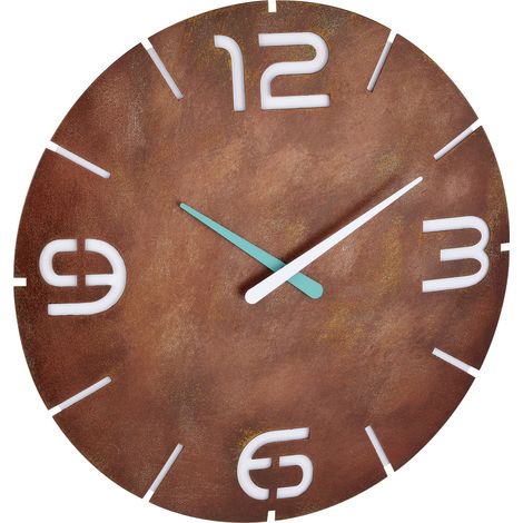 TFA Dostmann 60.3536.08 Funk Wanduhr 35 mm x 35 mm Rost (1/3)
