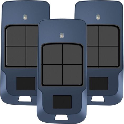 Remplacement de la télécommande Mitto 2, Télécommande 433.92 MHz 4 canaux, télécommande Compatible avec Mitto Cool C2, MITTO COOL C4, MITTO 4 (Lot de 3) (1/5)