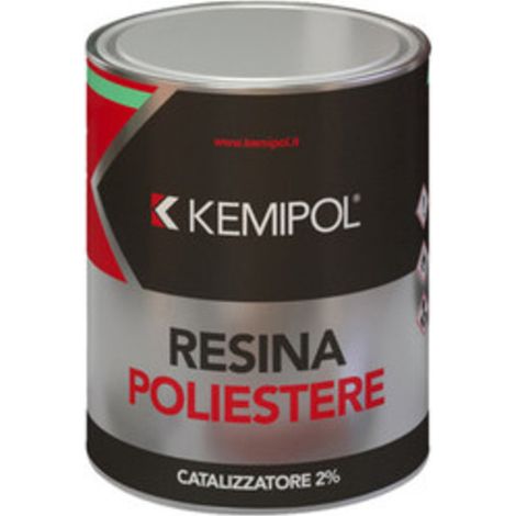 RESINA POLIESTERE CON CATALIZZATORE 750 ML- 6,0 pz