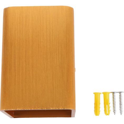 Applique murale LED moderne câblée pour intérieur, éclairage indirect vers le haut et vers le bas, idéale pour le salon, la chambre, le couloir ou l'entrée, blanc chaud 3000K (1/5)