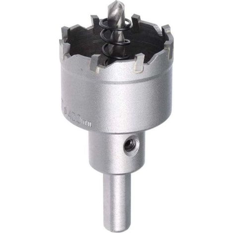 Scie Cloche Carbure Trépan Scie à Trou 40mm Diamètre de Coupe pour 0.5mm-3mm Acier Inox (1/4)