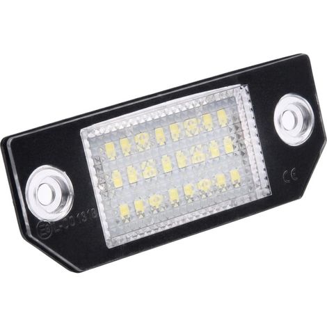 Eclairage Plaque Immatriculation LED Blanc 6000K Compatible avec Module Lampe Arrière Sans Erreur Installation Facile Luminosité 1 Unité (1/5)