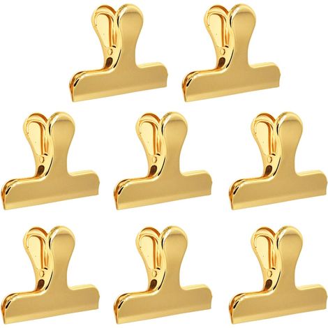 Lot de 8 pinces à sacs à pain robustes en acier inoxydable, 7,6 cm x 6,1 cm (1/5)