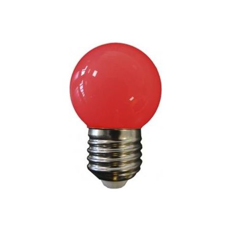 AMPOULE COULEUR LED ROUGE E27 (1/3)