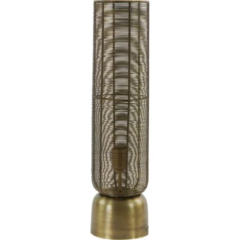 Light & Living - tischlampe - Lezuza - bronze - metall - E27 -