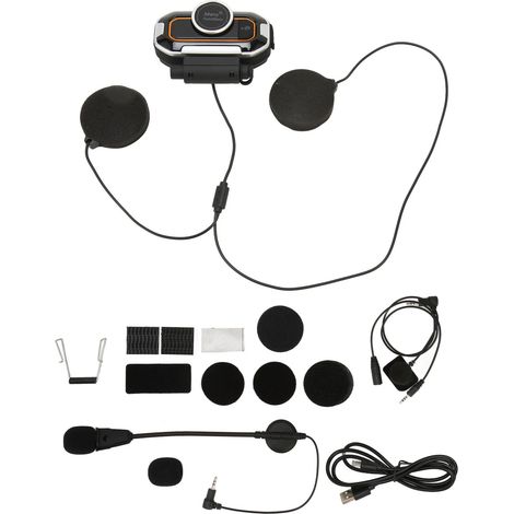 Casque Bluetooth Moto avec Micro Antibruit Stéréo Réponse Automatique Casque Moto Sans Fil