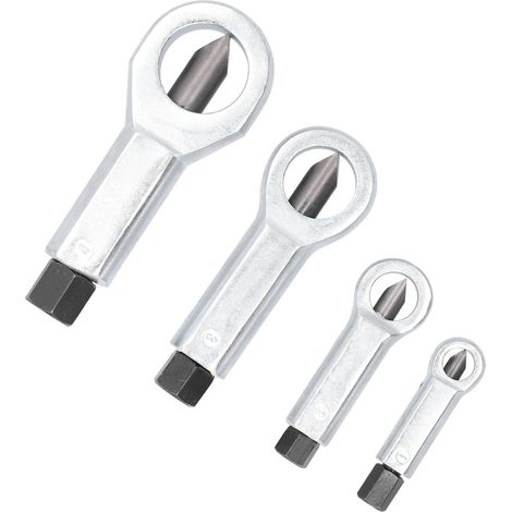 4-teiliges Set Kugellagerstahl-Mutternsprenger – Robust, langlebig, praktisch und effizient zum Lösen und Spalten von Muttern (1/5)