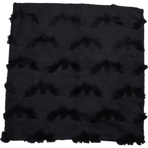 Housse de coussin décorative à motif chauve-souris noire, 45 x 45 cm, idéale pour l'automne et les fêtes de fin d'année. Parfaite pour le salon, le canapé ou le lit. À utiliser à l'intérieur comme à l (1/5)