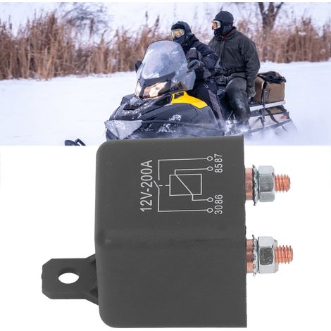 Relais de démarreur automobile ZL180 DC12V 200A avec accessoires (1/5)
