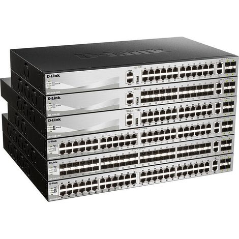 HUB Switch puertos 30 D-LINK DGS-3130-30PS/E 6 puertos 10G, 2 pue (1/4)