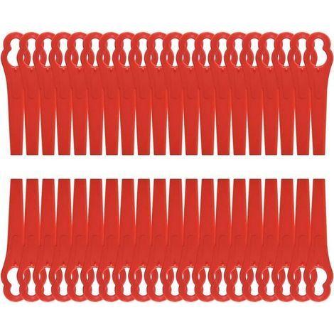 Lame Coupe Bordure Lames en Plastique de Rechange 8,3cm pour Jardin et Pelouse Coupe Bordures Grass Trimmer (120 Pcs) (1/5)