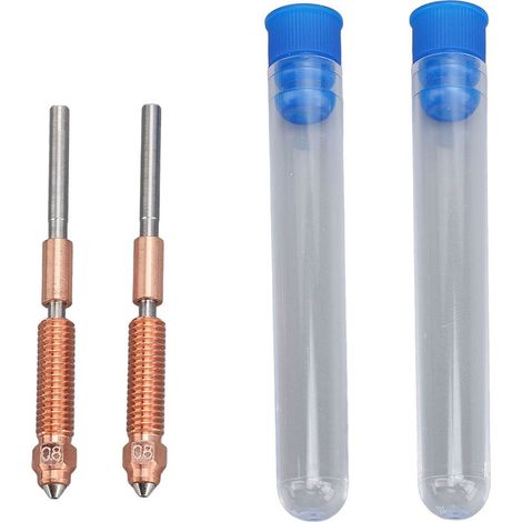 Stück für K1C 0,8-mm-Ganzmetalldüse, 30-mm-Düse, hoher Materialfluss (3/s), Druckgeschwindigkeit (600 mm/s), Schnellwechselsystem für 3D-Drucker (1/5)