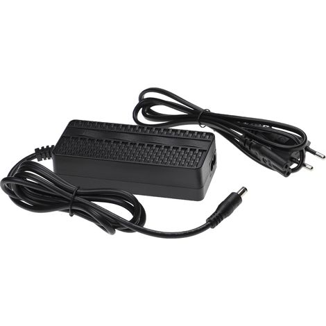 vhbw caricabatterie compatibile con batterie Li-Ion/Li-Fe di bici elettrica da 24V/con attacco rotondo