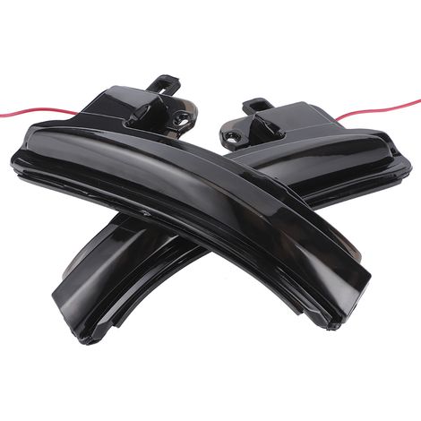 Clignotants de rétroviseur, clignotants dynamiques à LED, compatibles avec Tacoma/Alphard MK3, verre fumé,de DEBUNS