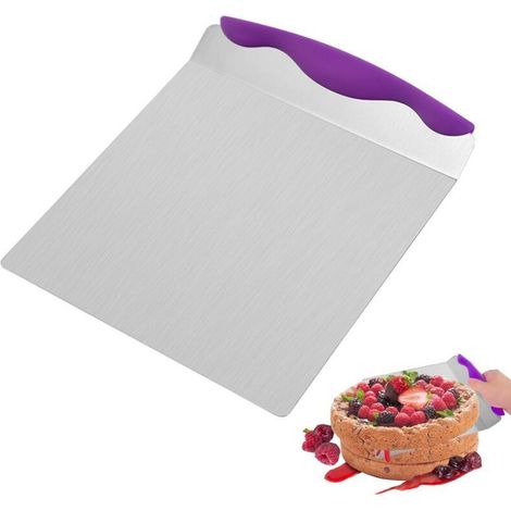 Pelle À Gâteau - Acier Inoxydable 24 x 20,3 cm - Pour Transfert De Gâteaux Pizzas Et Pâtisseries - 1 Pièce (1/4)