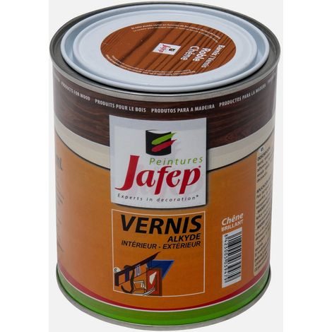 Vernis synthétique chêne brillant Jafep  750ml  750 ml 750 ml