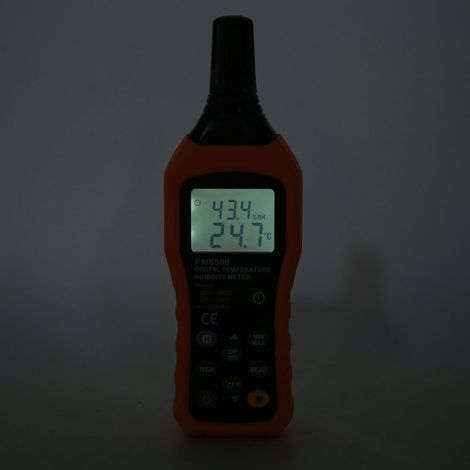PEAKMETER PM6508 Digitales Thermometer und Hygrometer (1/5)
