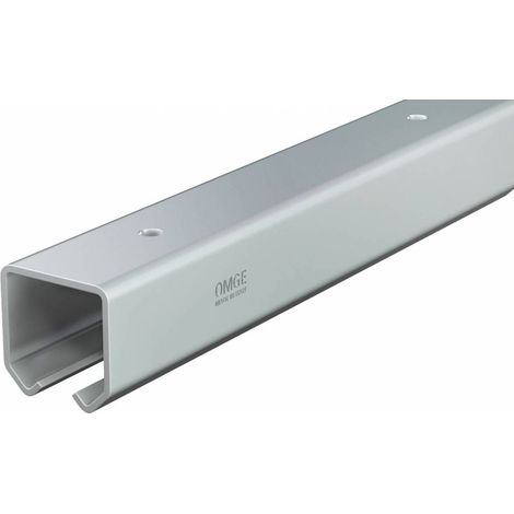 Omge ART 50.030 Rail de 3 m en acier galvanisA  pour portes coulissantes