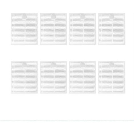 Lot de 8 filtres de rechange pour aspirateur robot E10/E12 (1/5)