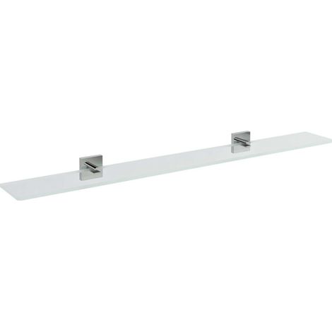 Sapho X-SQUARE - Ablage, Länge 90 cm, Klarglas/Chrom XQ009-18 (1/2)