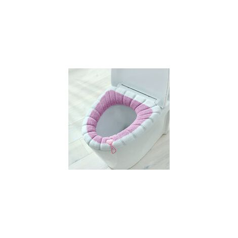 Cojines De Asiento De Inodoro Impermeables Universales MINKUROW Rosa (1/5)