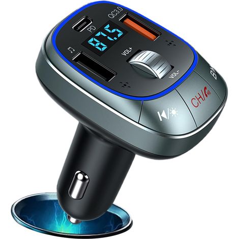 Adaptateur Audio Voiture sans Fil Émetteur sans Fil FM pour (1/5)