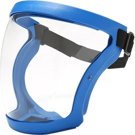 Máscara protectora facial completa para lijar y cortar, máscara de seguridad reutilizable, adecuada para trabajos al aire libre y siega. (1/5)