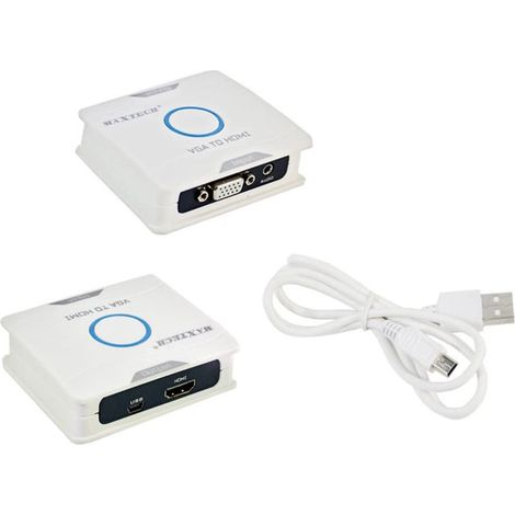 Convertitore video e audio da vga a hdmi 1080p alta risoluzione full hd pc a tv (1/3)