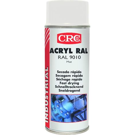 Peinture acrylique Noir Foncé Satiné RAL9005 400mL - Crc Industrie (1/4)