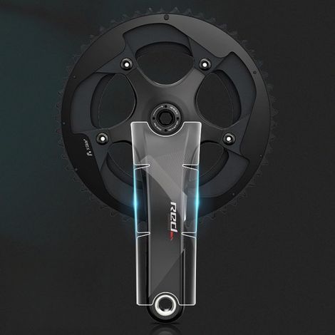 Adesivi di protezione per pedivelle TPH per bici da strada compatibili con SRAM Red AXS 105 DA R9100 R8000 R9000 R7000 FC6800 (B) (1/5)