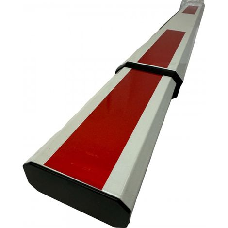 Lisse de barrière Octogonale 10x4,5 cm longueur 2,5m extensible 4m (1/2)