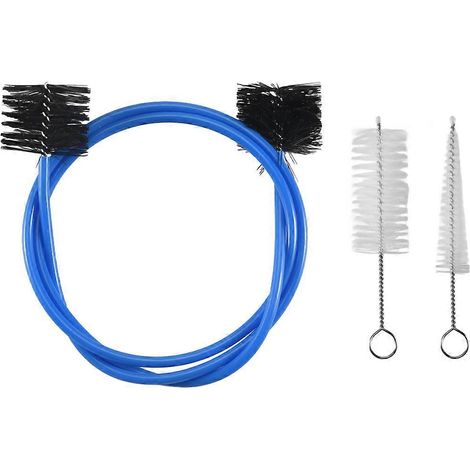 Ensemble de 3 pièces pour trombone en laiton : nettoyeur de buses de soufflage, brosse pour valves et tige. (1/5)
