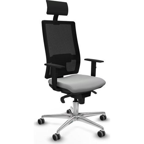 Bürostuhl piqueras y crespo Hornas schwarz Mesh und Kunstleder