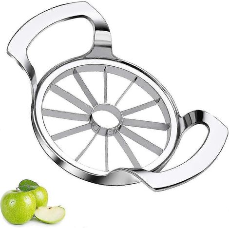 Coupe-pommes en acier inoxydable, coupe-poires vide, version améliorée, tranche-pommes (1/5)