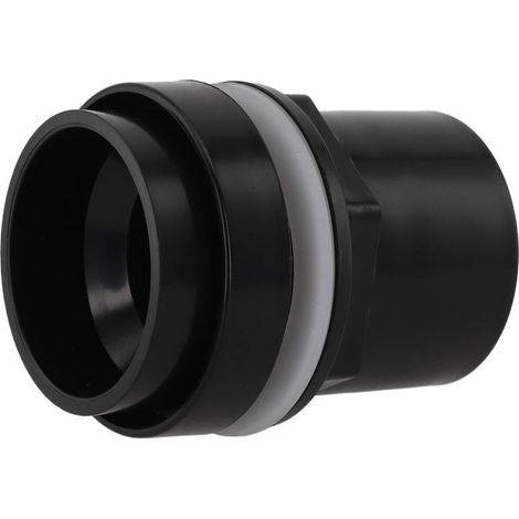 Connecteur de réservoir fileté en PVC pour système de filtration de bassin à poissons avec joint et écrou (50 mm) (1/3)