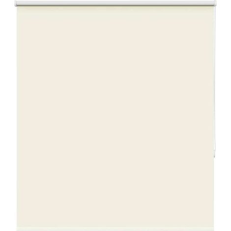 Store enrouleur occultant blanc cassé, largeur du tissu 126,6 cm. (1/5)