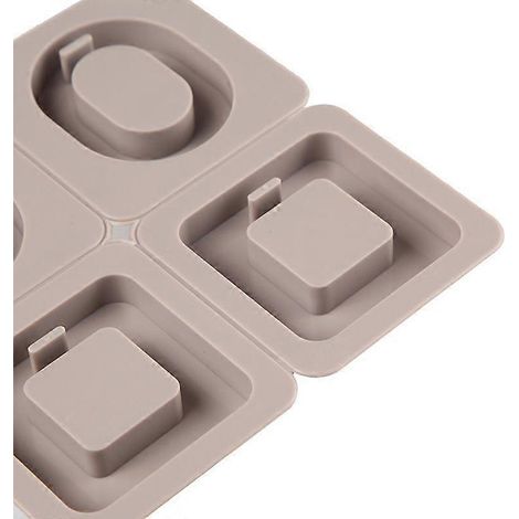 Moule d'aromathérapie carré et elliptique, design créatif pour les loisirs créatifs (1/4)