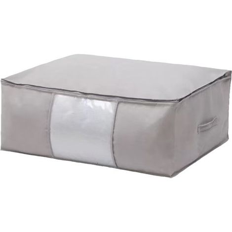Sac de rangement transparent basique avec fenêtre zippée, dimensions : 563 × 43 × 22 cm (1/3)