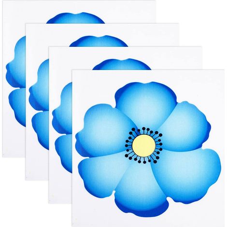Lot de 30 pièges à mouches pour fenêtre, forme fleur de pêcher. (1/5)