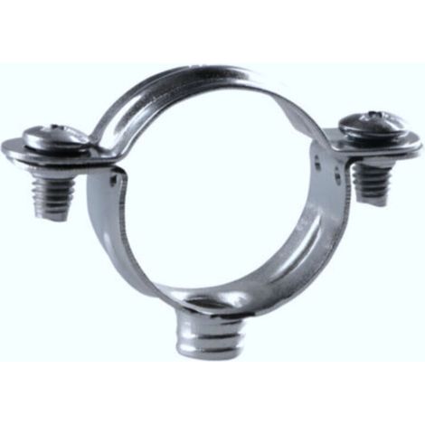 Fischer – Collier de serrage acier zingué pour tuyaux 63 mm – Lot de 20 pièces – Montage rapide avec embase taraudée 7 x 150 mm (1/5)