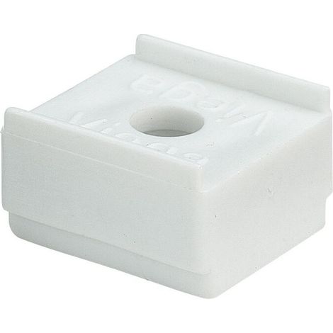 Distanzstück 94826.9 für Rohrclipse in 9mm Kunststoff weiss (1/2)