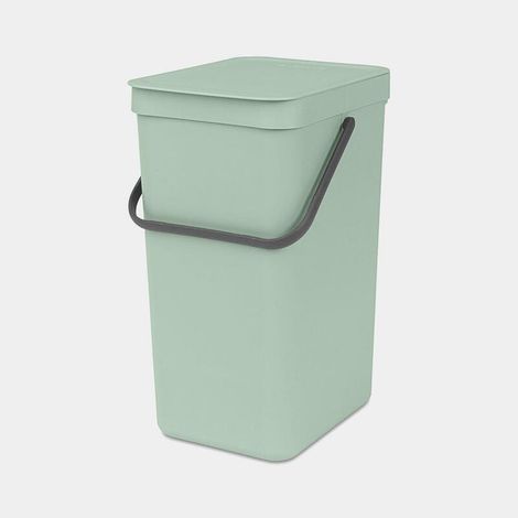 CUBO RECICLAJE SORT & GO' VERDE JADE 16 L - 21 18 67 (1/4)