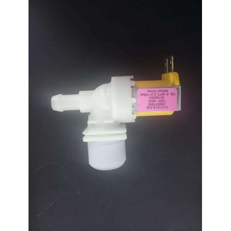 Électrovanne d'arrivée d'eau pour lave-linge Electrolux C-513/19-A26 12V à une seule tête 33190353